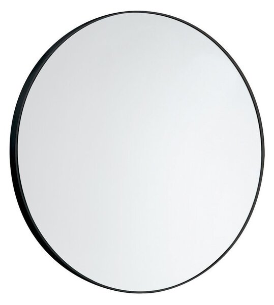 Gedy Zrcadlo kulaté v plastovém rámu ø 60cm, černá mat