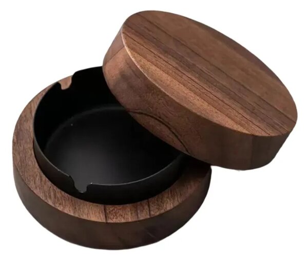 Gaira® Popelník Walnut 8343, Barva černá