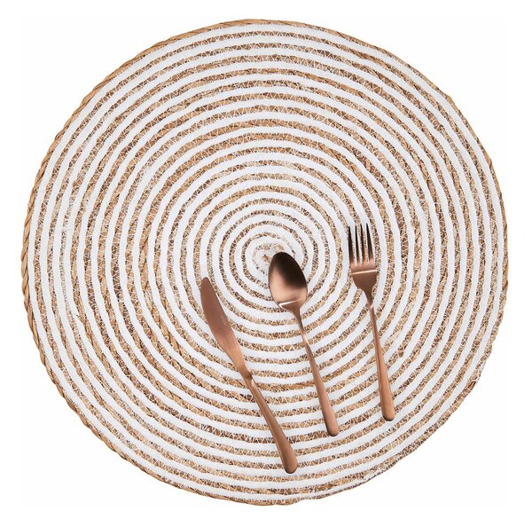 SAUVAGE Prostírání 38 cm - bílá