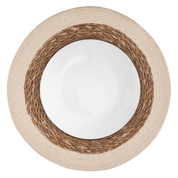 SAUVAGE Prostírání 38 cm - bílá