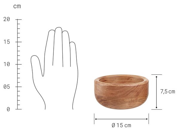 PURE KITCHEN Miska 15 cm