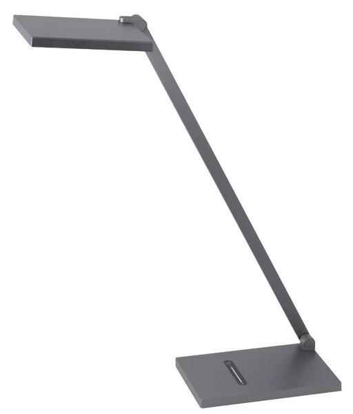 FAB 3811-30-226 Zermatt, stmívatelná šedá stolní lampa, LED 10W, 3000/4000K, výška 45cm