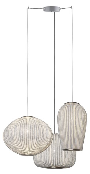 A-Emotional Light A-emotional Coral Compo Small, závěsné svítidlo, 3x12W LED E27, bílá, radiální rozeta Ø12cm