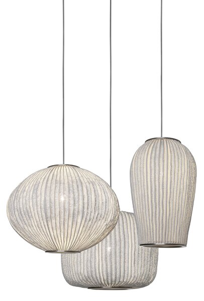 A-Emotional Light A-emotional Coral Compo Small, závěsné svítidlo, 3x12W LED E27, bílá, radiální rozeta Ø12cm