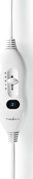 Nedis PEBL110CWT1 - Elektrická vyhřívací deka 60W/230V 150x80 cm