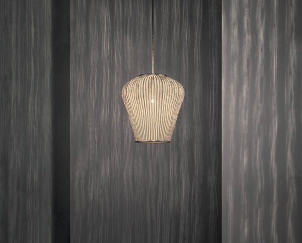 A-Emotional Light A-emotional Coral Clay, závěsné svítidlo, 1x12W LED E27, bílá, Ø30cm, výška 30cm