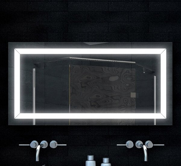 Zrcadlo s LED osvětlením 1200x600x43mm