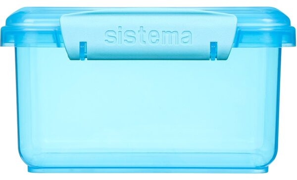 Sistema Dělený svačinový box Lunch Plus 1,2 l, modrá
