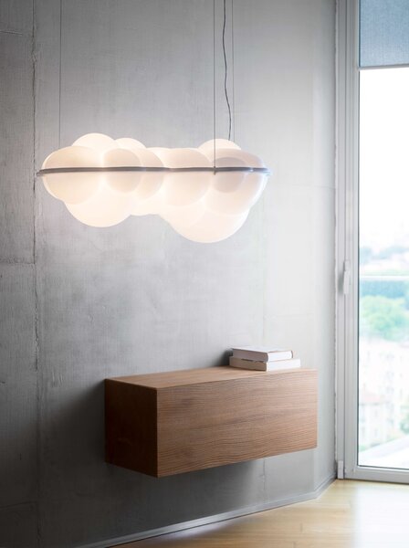 Nemo Nuvola Minor, závěsné svítidlo, 90W LED 2700K, 100x58cm