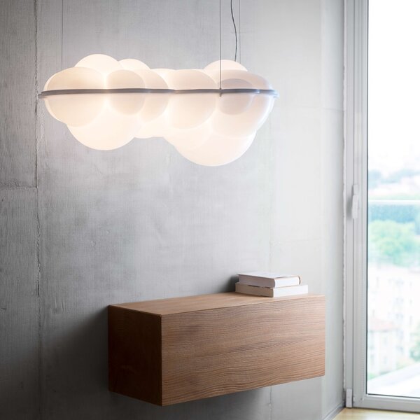 Nemo Nuvola Minor, závěsné svítidlo, 90W LED 2700K, 100x58cm