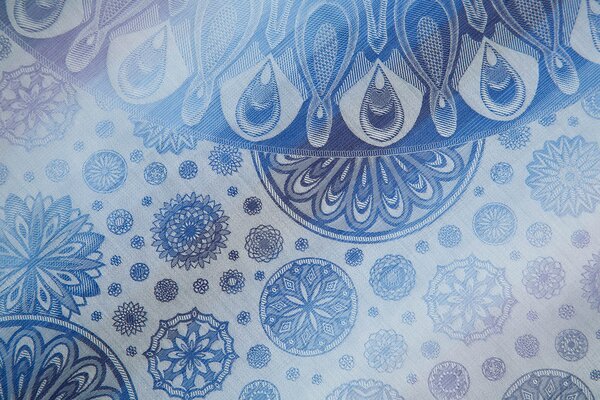 Povlečení Veba DIAMANT Mandala modrá Velikost: 140x200 cm + 70x90 cm