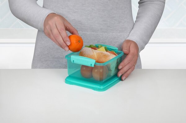 Sistema Dělený svačinový box Lunch Plus 1,2 l, mátová