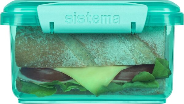 Sistema Dělený svačinový box Lunch Plus 1,2 l, mátová