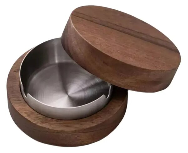 Gaira® Popelník Walnut 8343, Barva stříbrná