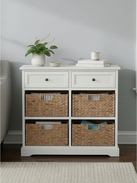Slonovinová komoda z masivu pavlovnie 76x70x33 cm Vermont – Premier Housewares