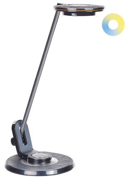 LED stolní lampa CORVUS se stmívačem Kov Černá
