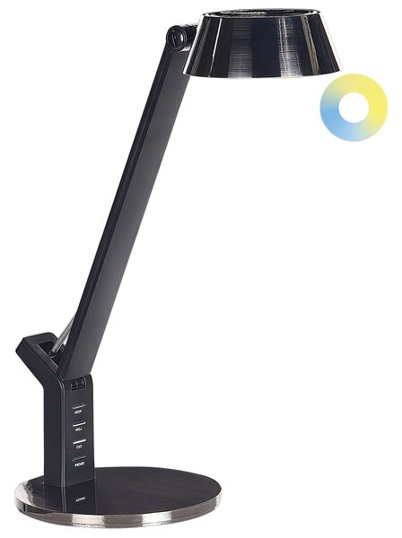 LED stolní lampa CHAMAELEON s USB portem Kov Mosazná