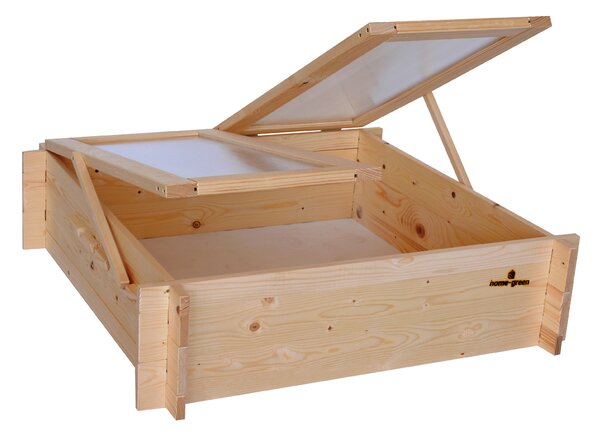 Home-green Dřevěné pařeniště s polykarbonátem