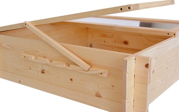 Home-green Dřevěné pařeniště s polykarbonátem