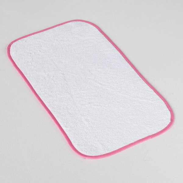 Dětský ručník Veba LOTA bílá s růžovou lemovkou Velikost: 30x50 cm