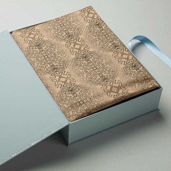 Povlečení Veba BESTAR Orient v dárkové krabici světlá zlatá Velikost: 2x 140x200 cm + 2x 70x90 cm