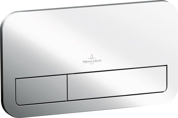 Villeroy & Boch ViConnect splachovací tlačítko pro WC lesklý chrom 92249061