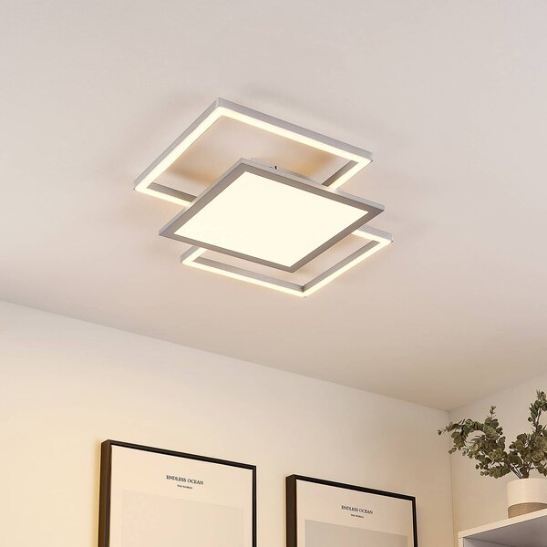 Lucande Ciaran LED stropní svítidlo, čtverec
