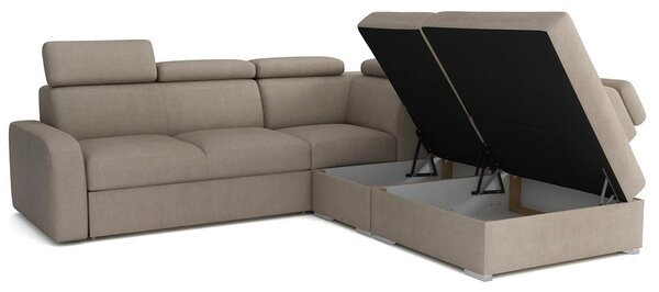 Sedací souprava OSLO L | 250x265 cm | rozkládací + 2x úložný prostor | polohovatelné záhlavníky | VÝBĚR TKANIN