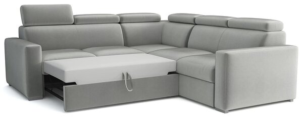 Sedací souprava PEDRO L | 250x250 cm | P | rozkládací + úložný prostor | polohovatelné záhlavníky | VÝBĚR TKANIN