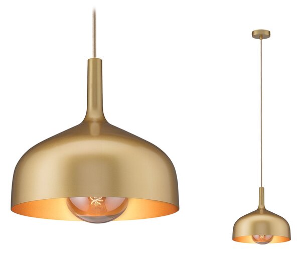 Paulmann 77066 Embla, zlaté závěsné svítidlo, 1xE27, průměr 30cm