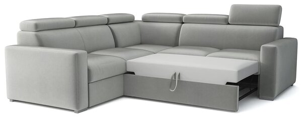Sedací souprava PEDRO L | 250x250 cm | L | rozkládací + úložný prostor | polohovatelné záhlavníky | VÝBĚR TKANIN