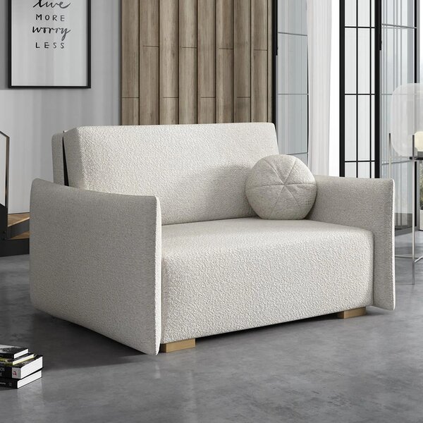 Pohovka VIVA II GLOW | 130 cm | rozkládací + úložný prostor | VÝBĚR TKANIN