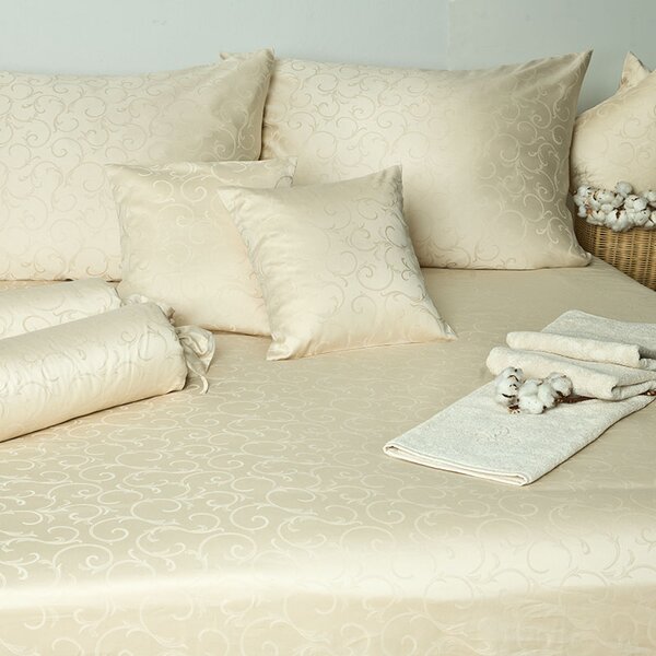 Povlak na polštář Veba SOPHIA Ornament Natural cotton Velikost: 40x40 cm