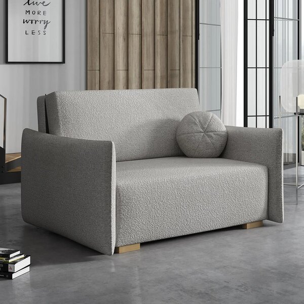 Pohovka VIVA II GLOW | 130 cm | rozkládací + úložný prostor | VÝBĚR TKANIN