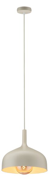 Paulmann 77064 Embla, krémové závěsné svítidlo, 1xE27, průměr 30cm