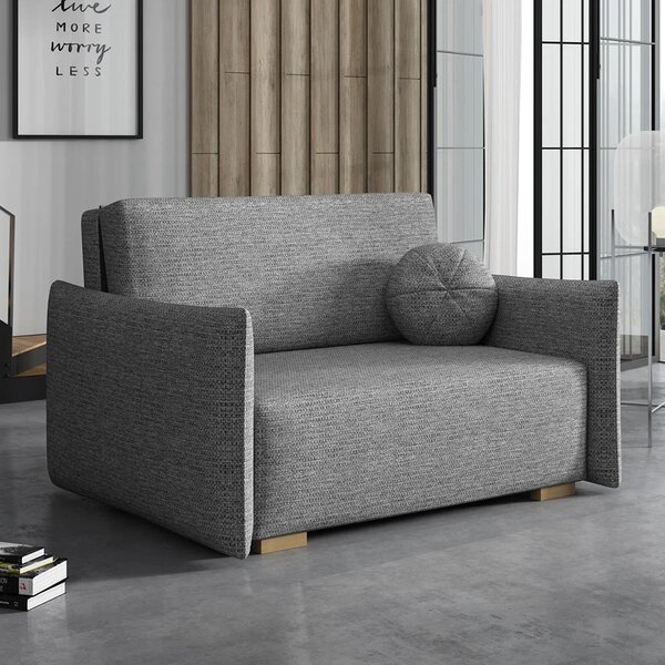 Pohovka VIVA II GLOW | 130 cm | rozkládací + úložný prostor | VÝBĚR TKANIN