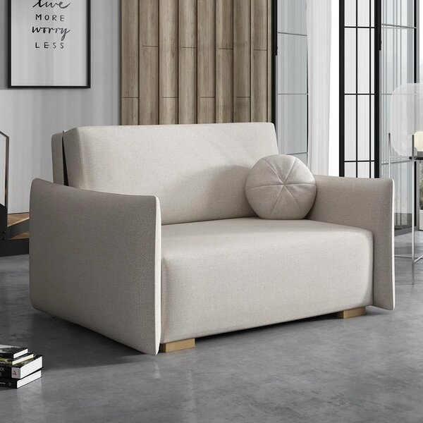 Pohovka VIVA II GLOW | 130 cm | rozkládací + úložný prostor | VÝBĚR TKANIN