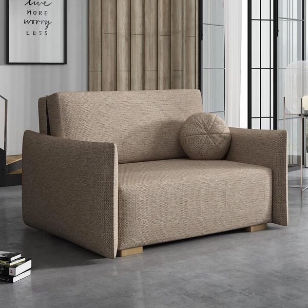 Pohovka VIVA II GLOW | 130 cm | rozkládací + úložný prostor | VÝBĚR TKANIN