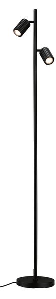 Paulmann 94924 Lirena, černá stojací lampa s 2 reflektory, 2xGU10, výška 157,5cm