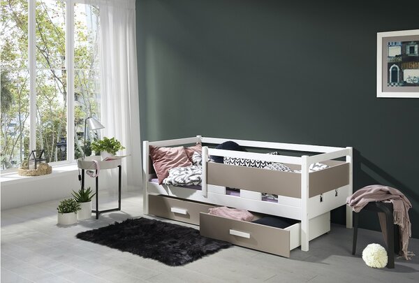 Meblobed Dětská postel Pola Velikost spací plochy: 180x80, Barva dřeva: přírodní, Barva desky: dub zlatý