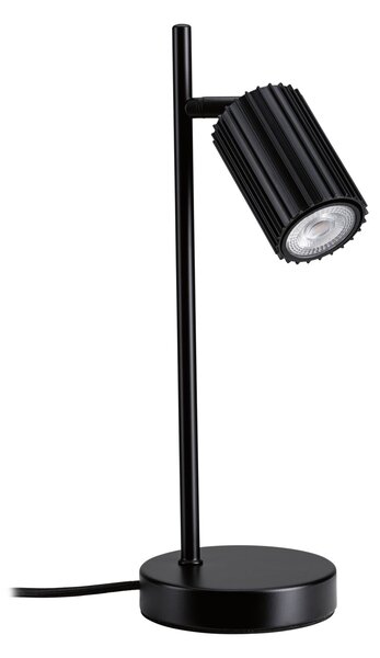 Paulmann 94923 Lirena, černá stolní lampa s 1 reflektorem 1xGU10, výška 35cm