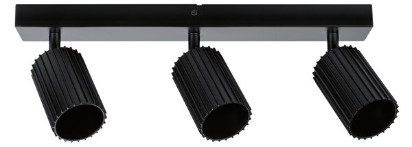 Paulmann 94921 Lirena, černá stropní svítidlo s 3 reflektory, 3xGU10, délka 39cm