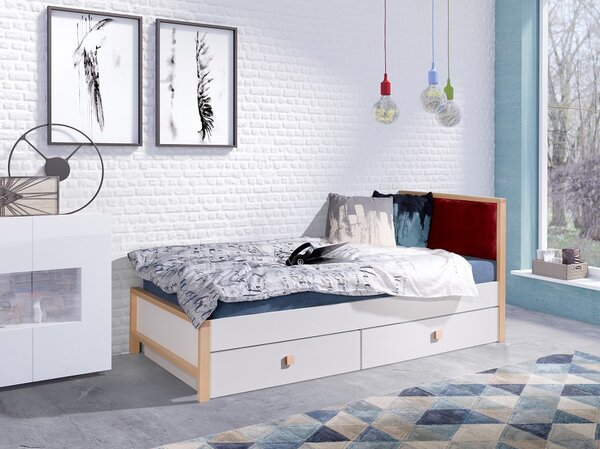 Meblobed Postel pro mládež Zara Velikost spací plochy: 200x90, Barva: Quartz 202