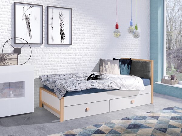 Meblobed Postel pro mládež Zara Velikost spací plochy: 200x90, Barva: Quartz 202