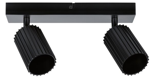 Paulmann 94920 Lirena, černá stropní svítidlo s 2 reflektory, 2xGU10, délka 26cm