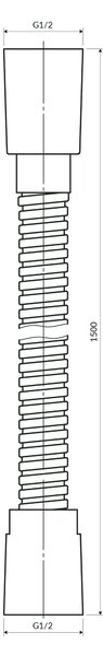 Omnires sprchová hadice 150 cm || 023-XGL