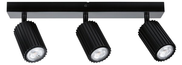 Paulmann 94921 Lirena, černá stropní svítidlo s 3 reflektory, 3xGU10, délka 39cm