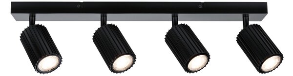 Paulmann 94922 Lirena, černá stropní svítidlo s 4 reflektory, 3xGU10, délka 53cm