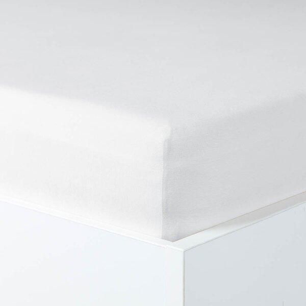 Napínací prostěradlo TENCEL JERSEY s elastanem bílá Velikost: 90-100x200-220 cm