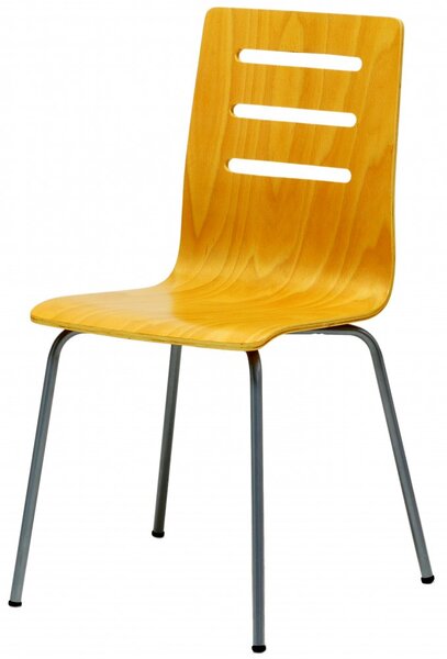 Židle Tina (buk) - šedá kostra